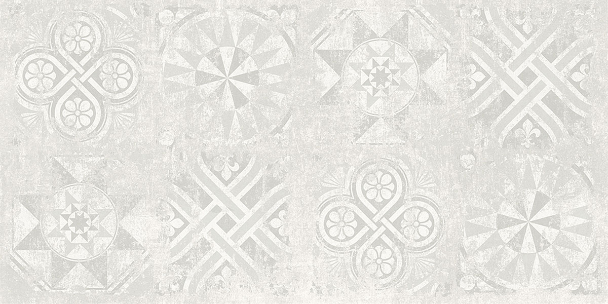 Cemento Decor (Цементо Декор) 600x1200 SR структурированный (рельеф) белый