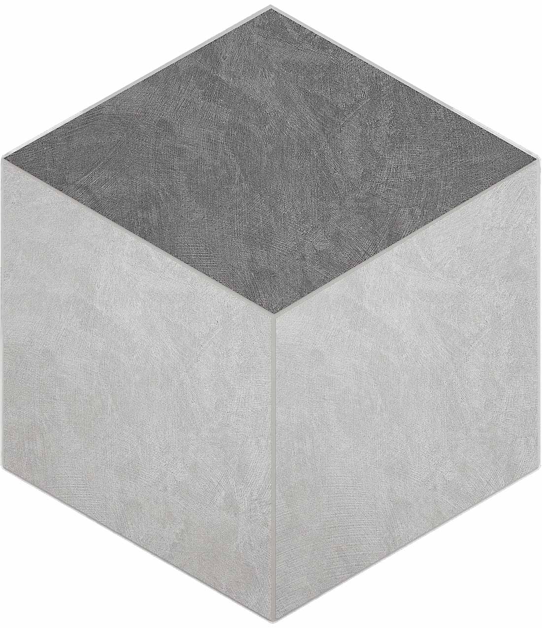 SR00/SR01 Spectrum Milky White Cube 250x290 неполированный серый мозаика