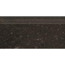 G-640/PR/st01 Crystal Black 294x600 полированный черный ступень